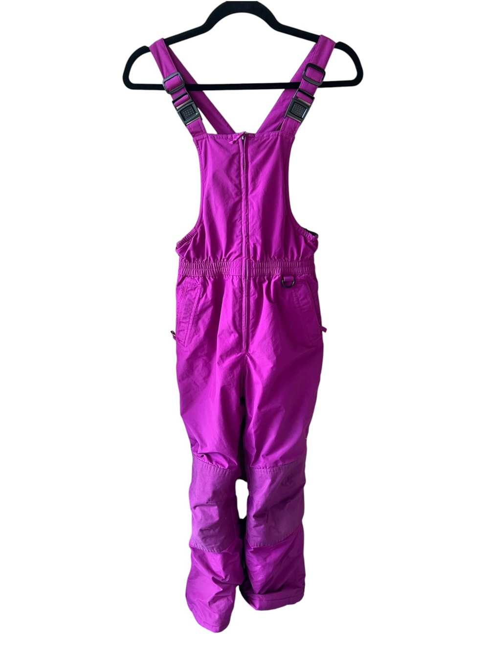 Land’s End Magenta Kids 10 Slim Squall Growalongs Ski Bibs